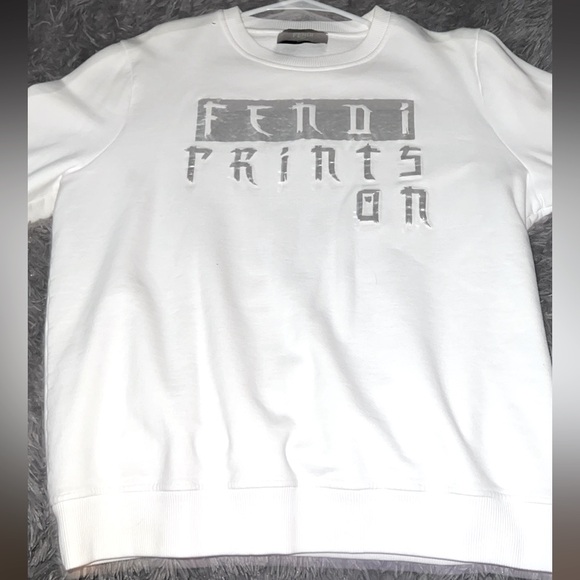FENDI “Special Edition” “FENDI Prints On” Crewneck Sweatshirt